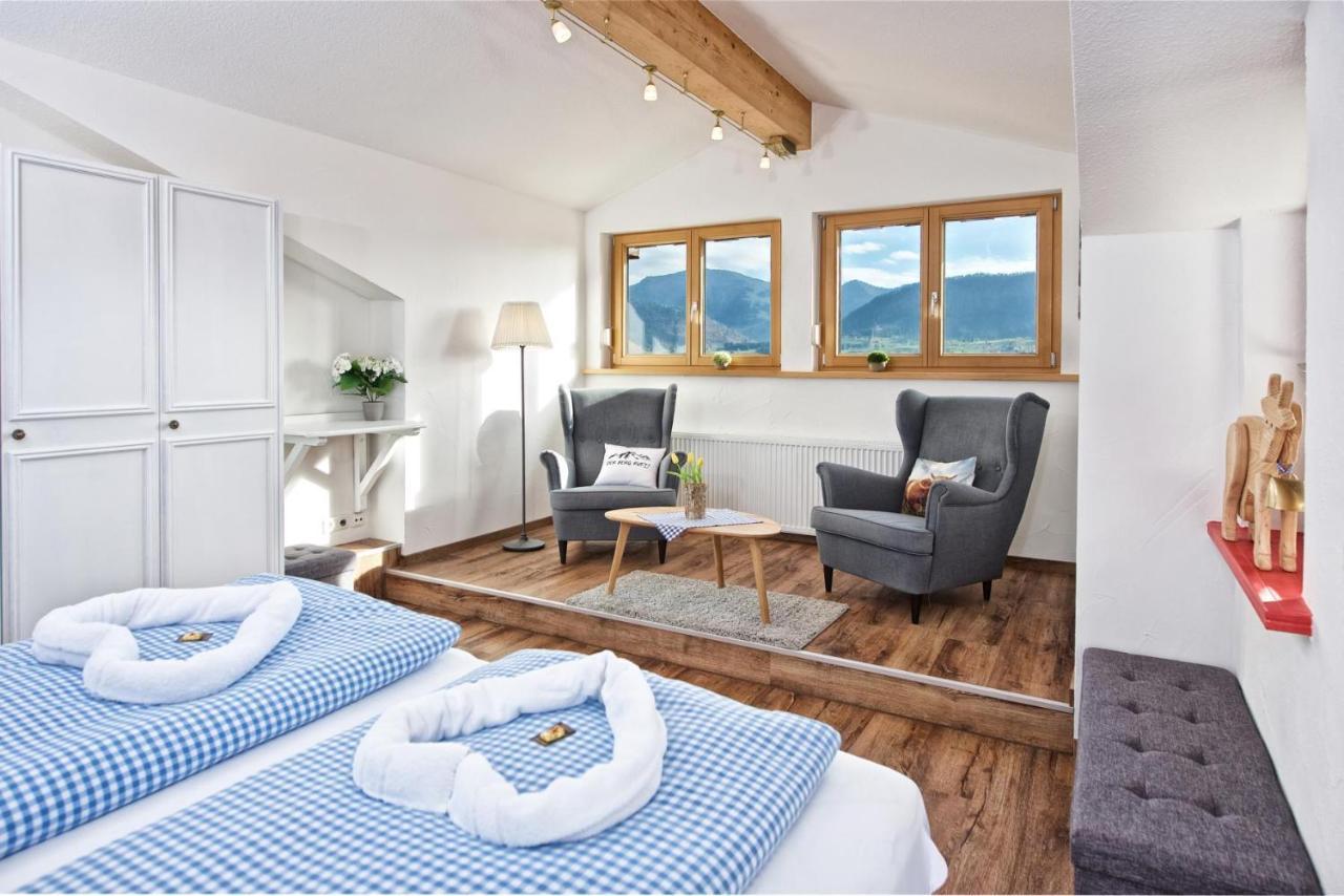 Ferienwohnungen Am Schlossberg Oberstaufen Exteriör bild